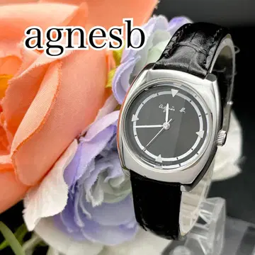 가동 손목시계 agnesb 애니에스베 새 상품 벨트 새 배터리 F98