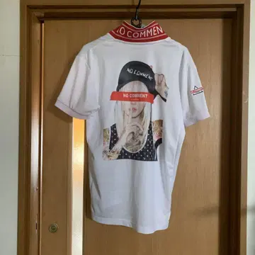 NO COMMENT 아트 프린트 셔츠