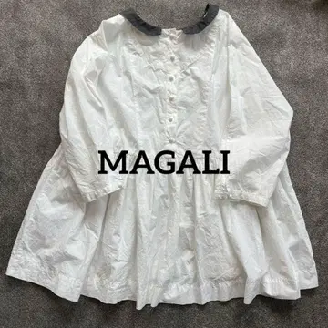 MAGALI 마가리 옷깃 코튼 100% 셔츠