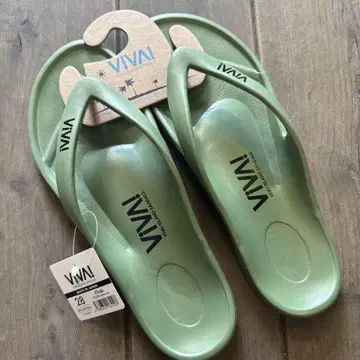 VIVA! 비바 아일랜드 비치 샌들 카키 28cm 일본제