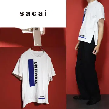 사카이 18SS 유니폼 컨퀘스트 사이드 지퍼 티셔츠