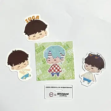BTS Island 인더솜 스시로 SUGA 피크 아크릴 스탠드