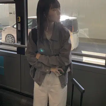 anyonemore 빈티지 루즈 데님 자켓 amood 한국