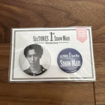 캔뱃지 Snow Man 1st Anniversary 와타나베 쇼타