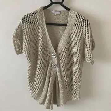 TRICOTS JEAN MARC 베이지 가디건 M