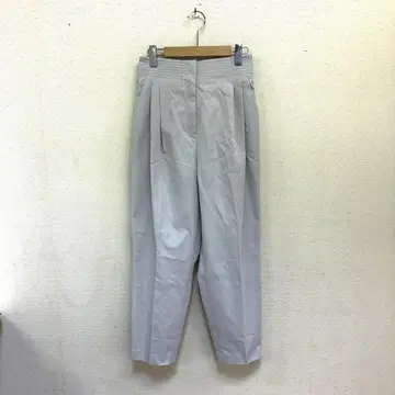 내추럴 뷰티 베이직 스티치 디자인 턱 팬츠 M 그레이