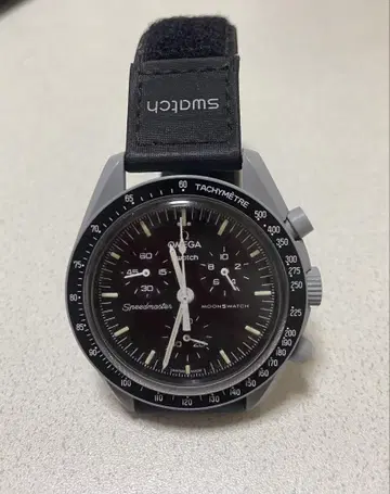 Swatch Speedmaster Moonwatch 블랙