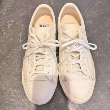 CONVERSE Albcn 화이트 가죽 스니커즈
