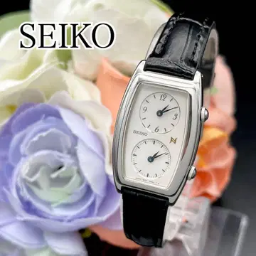 작동 손목시계 SEIKO 세이코 노이에 더블 페이스 벨트 새상품 G02