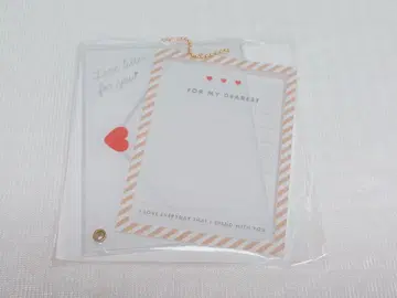 후쿠야 캐릭터 복권 러브 레터 아크릴 프레임 화이트