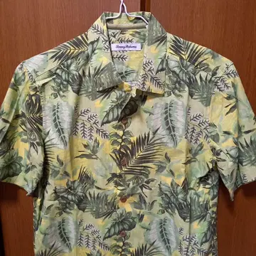 Tommy Bahama F 알로하 셔츠 S/P 옐로우 그린