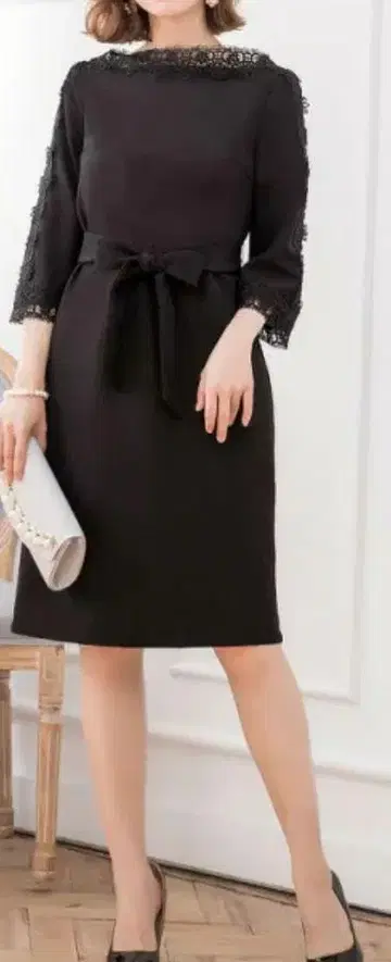 세레모니 원피스 블랙 작은 사이즈
