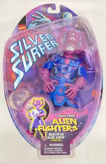 TOYBIZ 코스믹 파워 에일리언 파이터즈 갤럭터스 앤 실버 서퍼