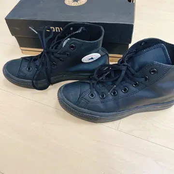 CONVERSE 블랙 레인 하이컷 스니커즈