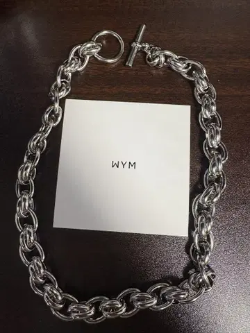 WYM 실버 체인 목걸이