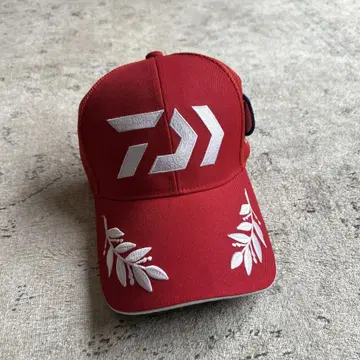 Daiwa 빨간색 모자 안쪽 메쉬