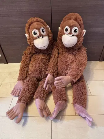 이케아 오란 우탄과 개 봉제 인형 세트