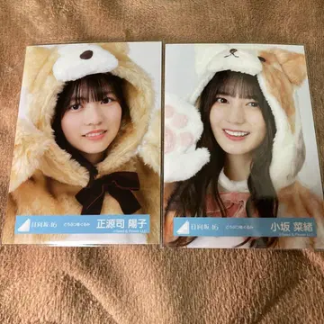 히나타자카46 쇼겐지 요코 코사카 나오 동물 인형옷 브로마이드