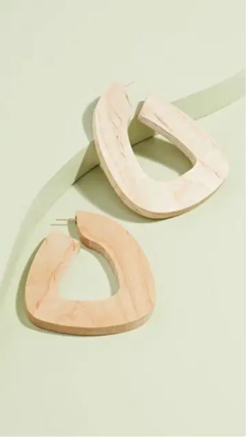 Sophie Monet wood 귀걸이