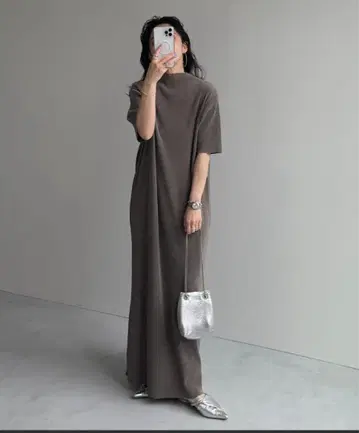 wee9s 데일리 데일리 슈퍼 스트레치 플리츠 원피스 [반팔]