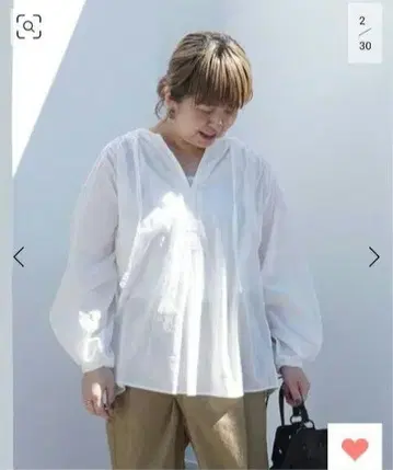 Journal standard luxe 키 넥 블라우스