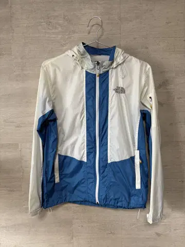 THE NORTH FACE 윈드브레이커 화이트/블루