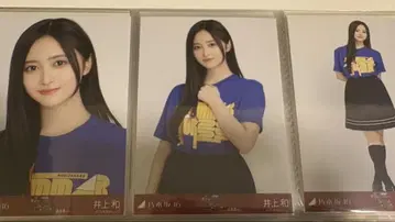 노기자카46 이노우에 카즈 홋카이도 라이브 티셔츠 브로마이드 컴프