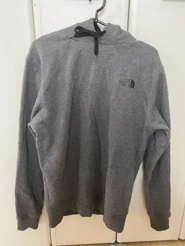The North Face 그레이 후드 부착 후드티
