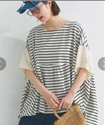 lupilien 루피리안 개더 도킹 풀오버 티셔츠