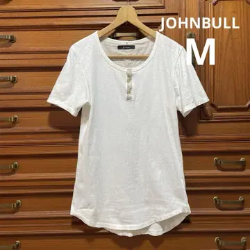 JOHNBULL 젬블 헨리넥 티셔츠 일본제 M