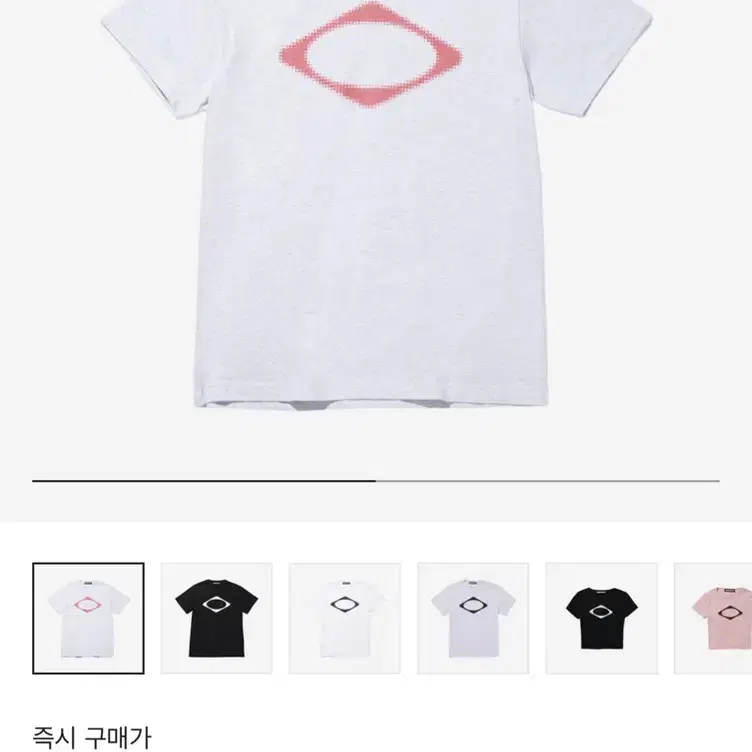 MISCHIEF | 미스치프 Mischief Rhombus Blur T-shirt Light Pink