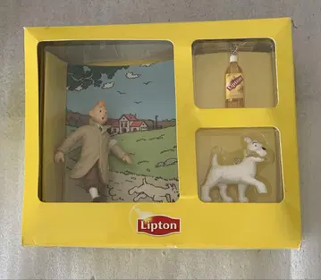 초레어 탄탄 한정판 Lipton 피규어 Tintin 립톤