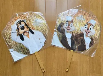 도쿄 디즈니랜드 원맨즈 드림 II 부채 구피 칩과 데일
