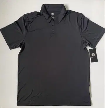 VOLCOM 블랙 피케 셔츠 택 포함 새상품