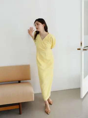 카트린 V넥 맥시 원피스