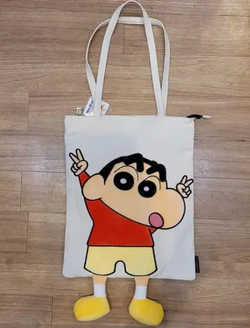 1 새상품 미사용 한국 크레용 신짱 토트백 입체 토트백
