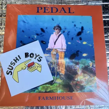 FARMHOUSE PEDAL CD + SUSHI BOYS 스티커