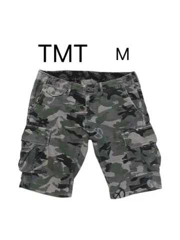 TMT 티엠티 빈티지 카모플라쥬 하프 팬츠 Y2K 카고