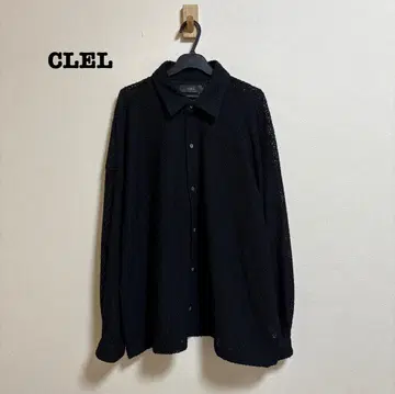 CLEL 풍선 소매 루즈 레이스 셔츠