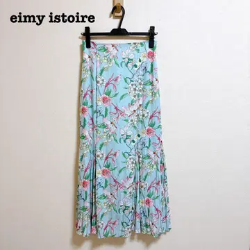 eimy istoire Rebecca flower 새틴 머메이드 스커트