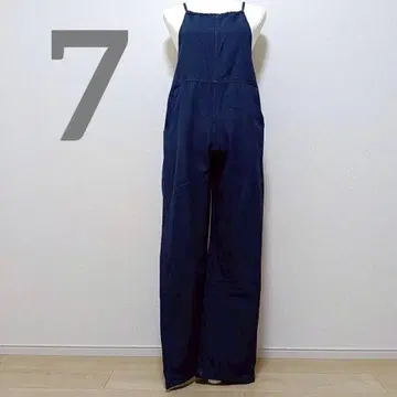 Jeans 살로펫 올인원 백리본 데님 7호 S 네이비