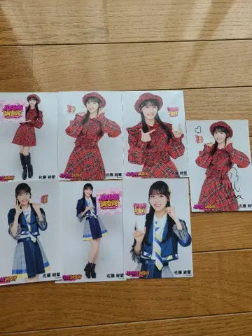 AKB 조사대 사토 키세이 사진 세트 6종 컴플리트 + 사인 포함 사진