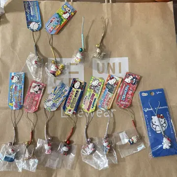 헬로키티 지역 특산품 키티 묶음 판매 스트랩 포함 덤
