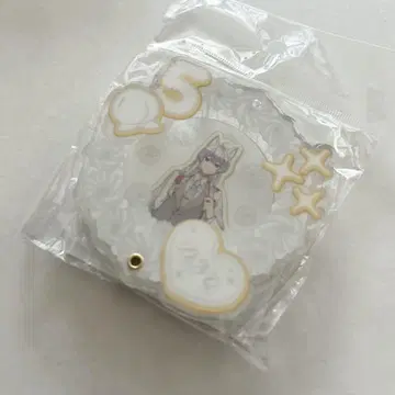 컬러풀 피치 푸피파 케이크풍 캔뱃지 케이스 도누쿠 카라피치