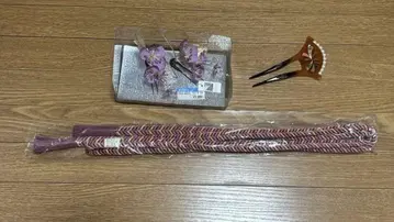 일본 정통의상 소품 헤어콤 허리띠