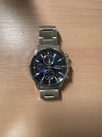 세이코 WIRIED 크로노그래프 손목시계