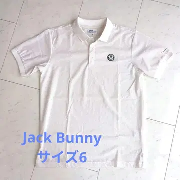 Jack Bunny!! 피케 셔츠 사이즈 6 화이트