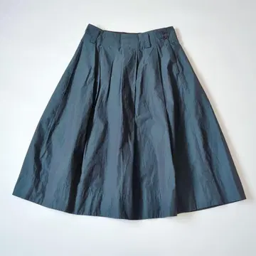 MARGARET HOWELL YARN DYED 코튼 포플린 스커트