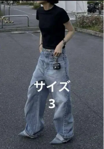oksoon 와이드 데님 사이즈 3