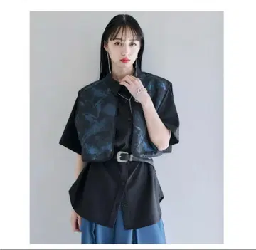 HARE 자카드 플라시 레귤러 셔츠